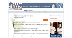 Desktop Screenshot of foodmanagerclasses.com